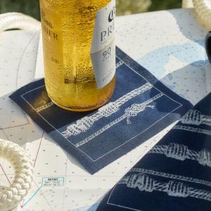 Sailors Knots Cocktail Napkin Roll thumbnail 3