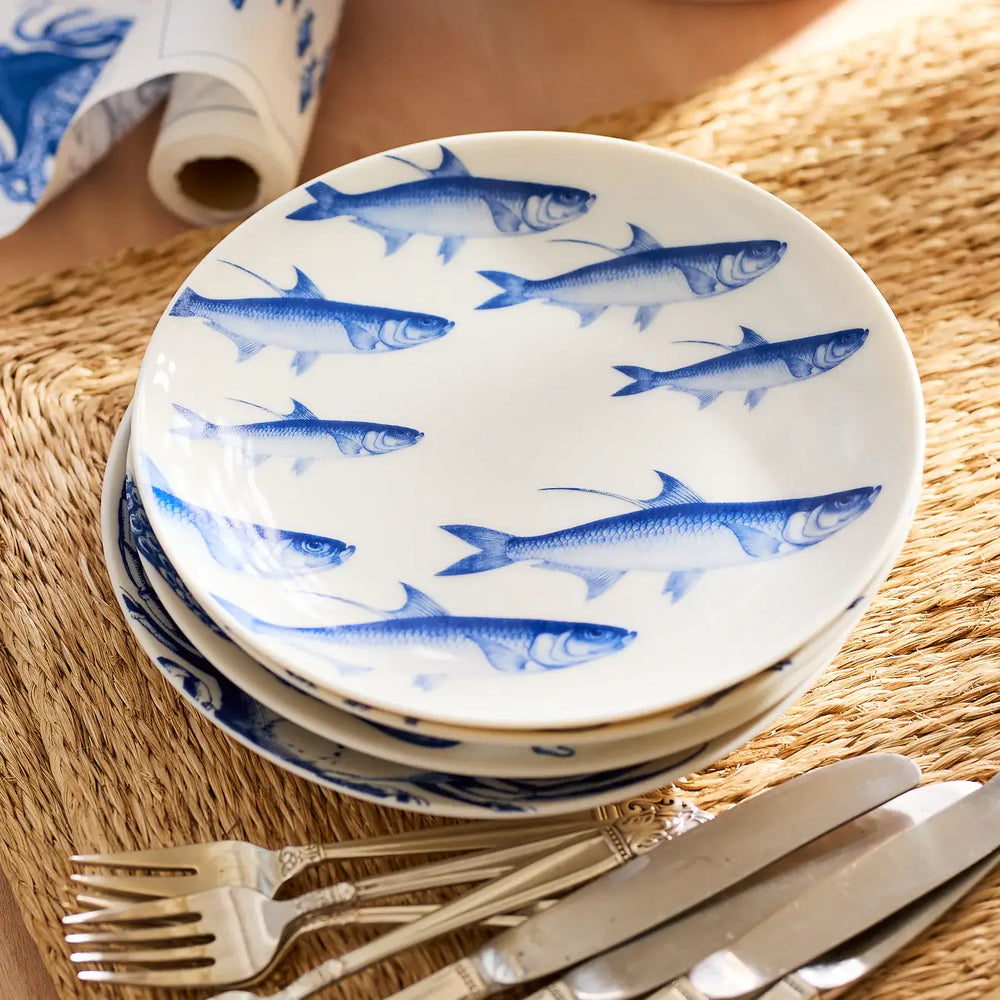 Coastal Icons Small Plates, Mixed Set of 4 image 3