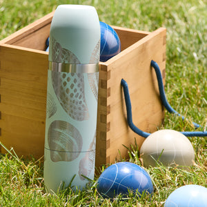 Caskata x High Camp Light Blue Shells Wine Flask thumbnail 2