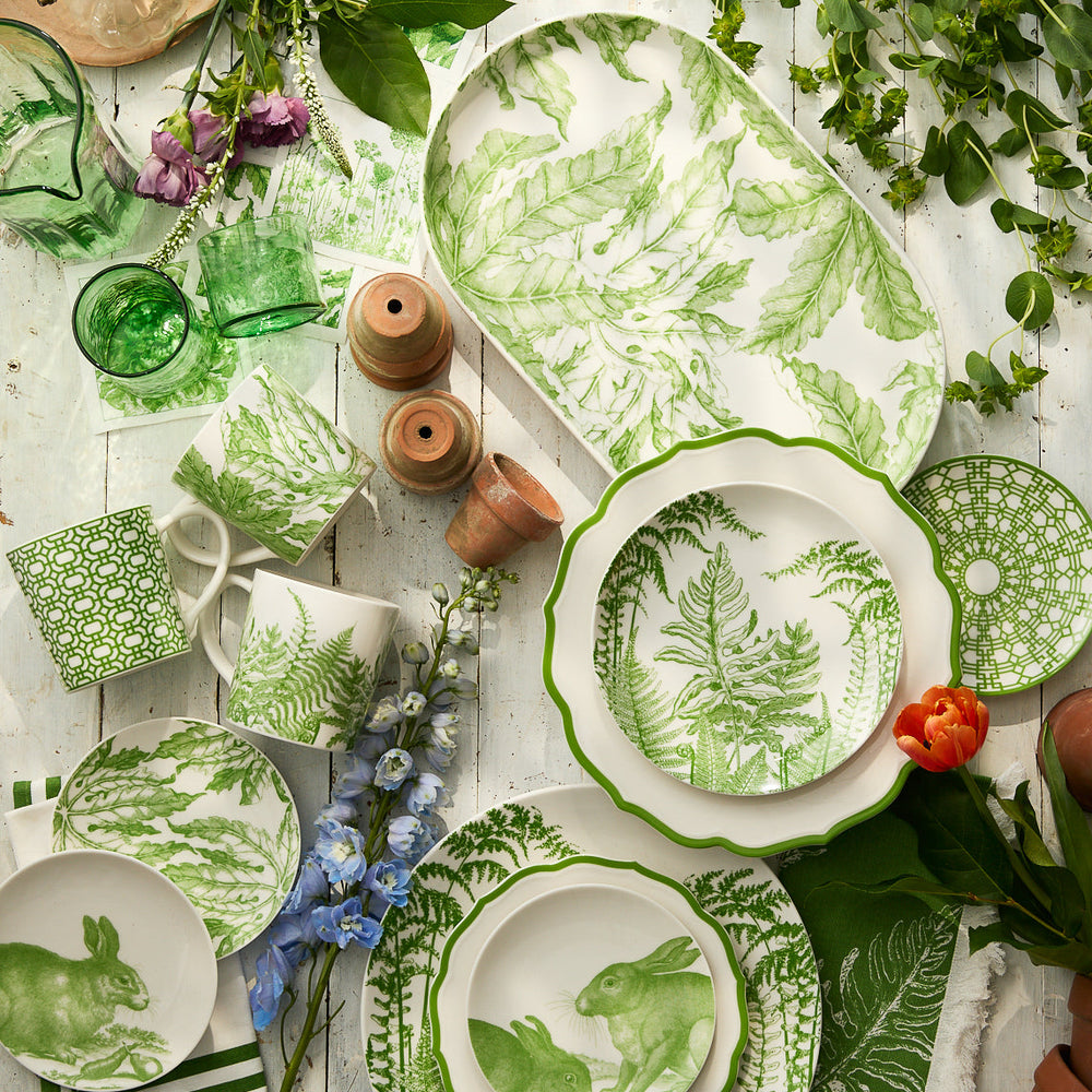 Spring Verde Coupe Salad Plate image 4