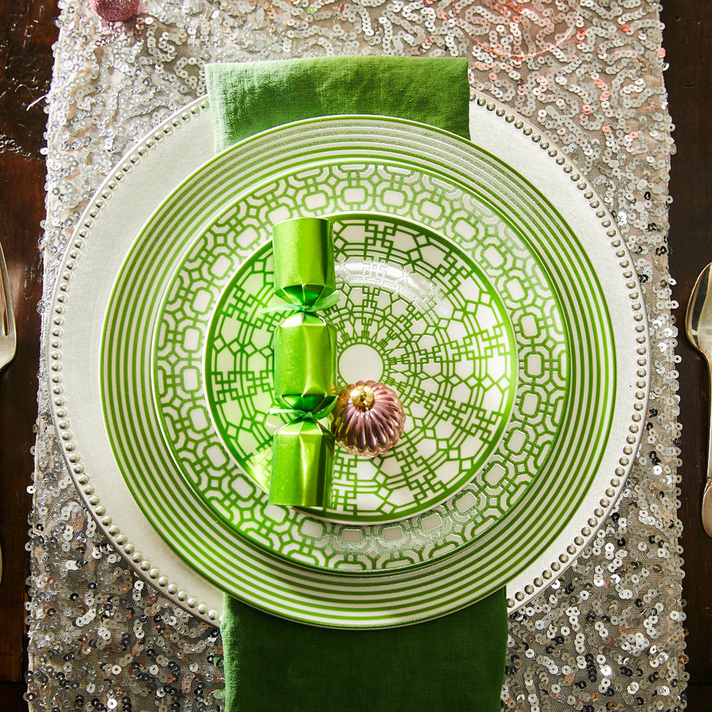 Newport Garden Gate Verde Rimmed Salad Plate image 4
