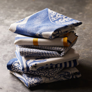 School of Fish Dinner Napkins, Set of 4 thumbnail 2
