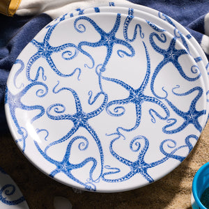 Starfish Melamine Dinner Plates, Set of 4 thumbnail 3