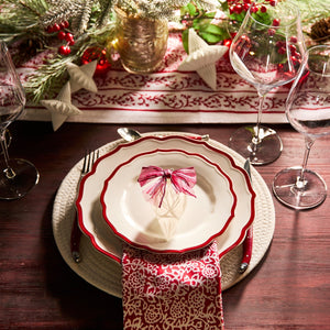 Stella Scalloped Crimson Salad Plate thumbnail 3