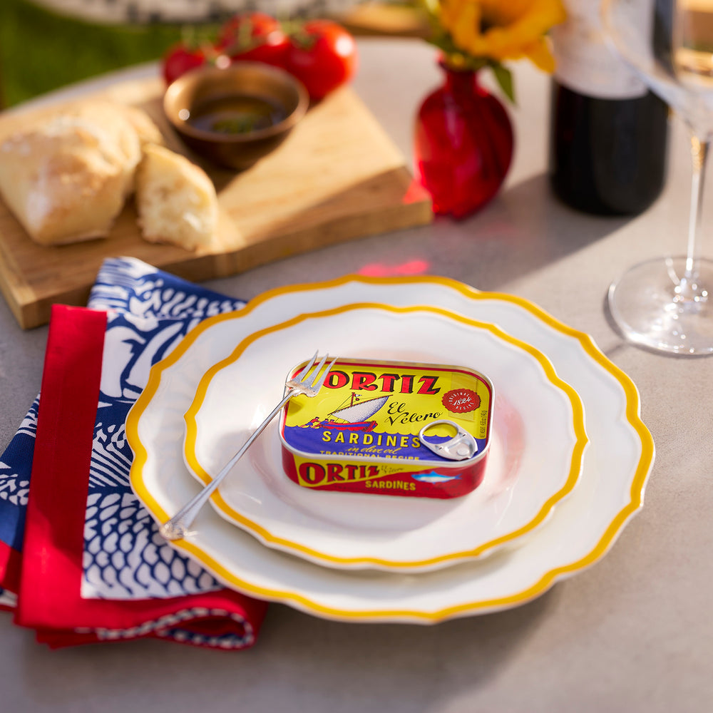 Stella Scalloped Marigold Salad Plate image 6