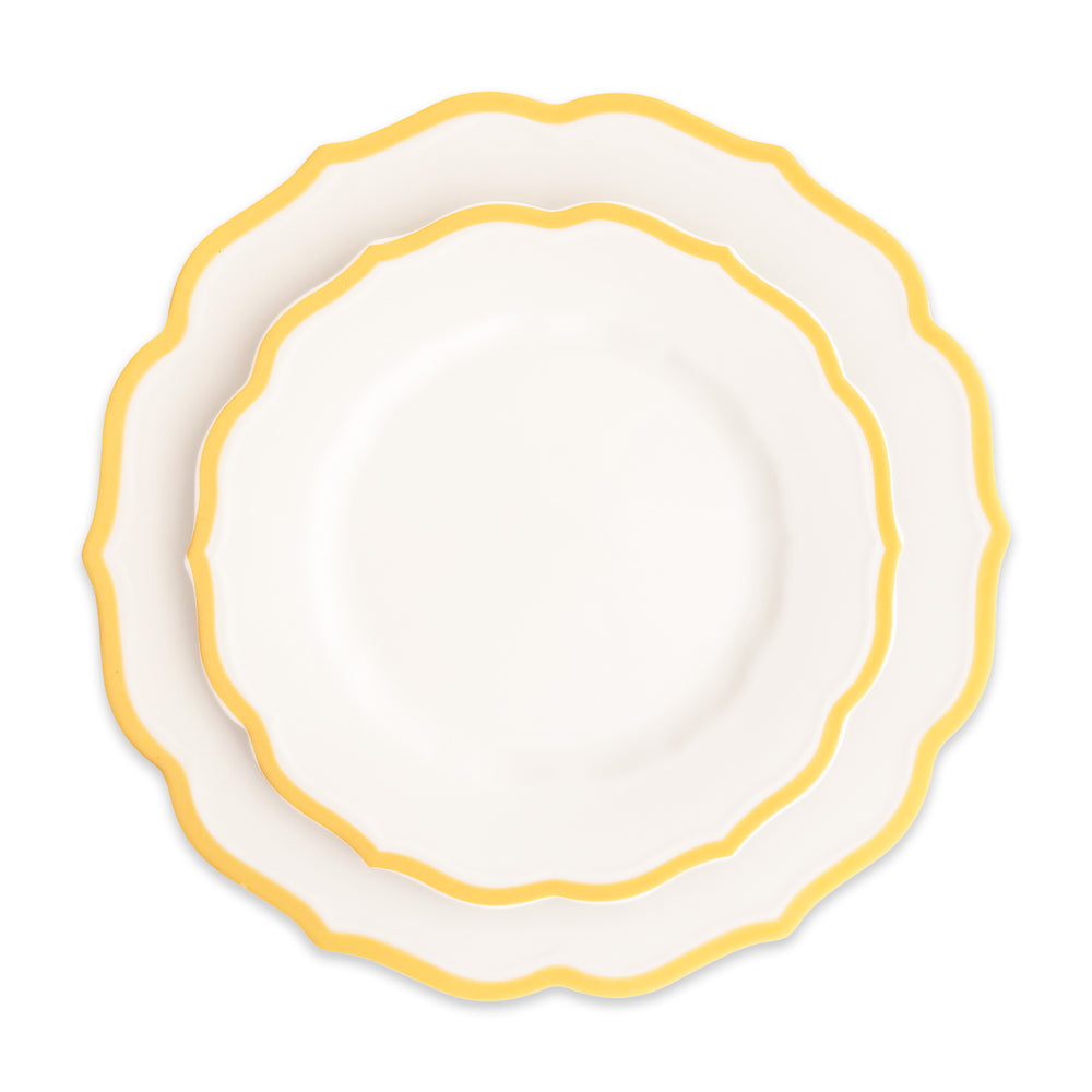 Stella Scalloped Marigold Salad Plate image 7