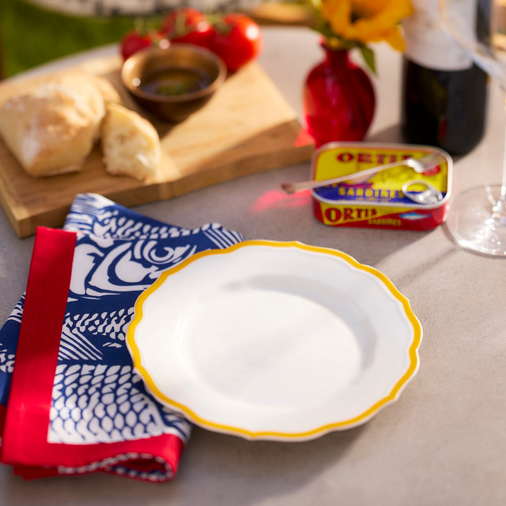 Stella Scalloped Marigold Salad Plate image 4