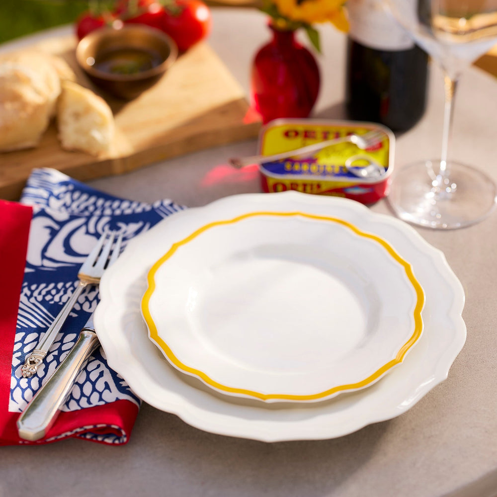 Stella Scalloped Marigold Salad Plate image 3