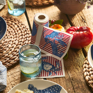 Seaside Stripes Cocktail Napkin Roll thumbnail 2