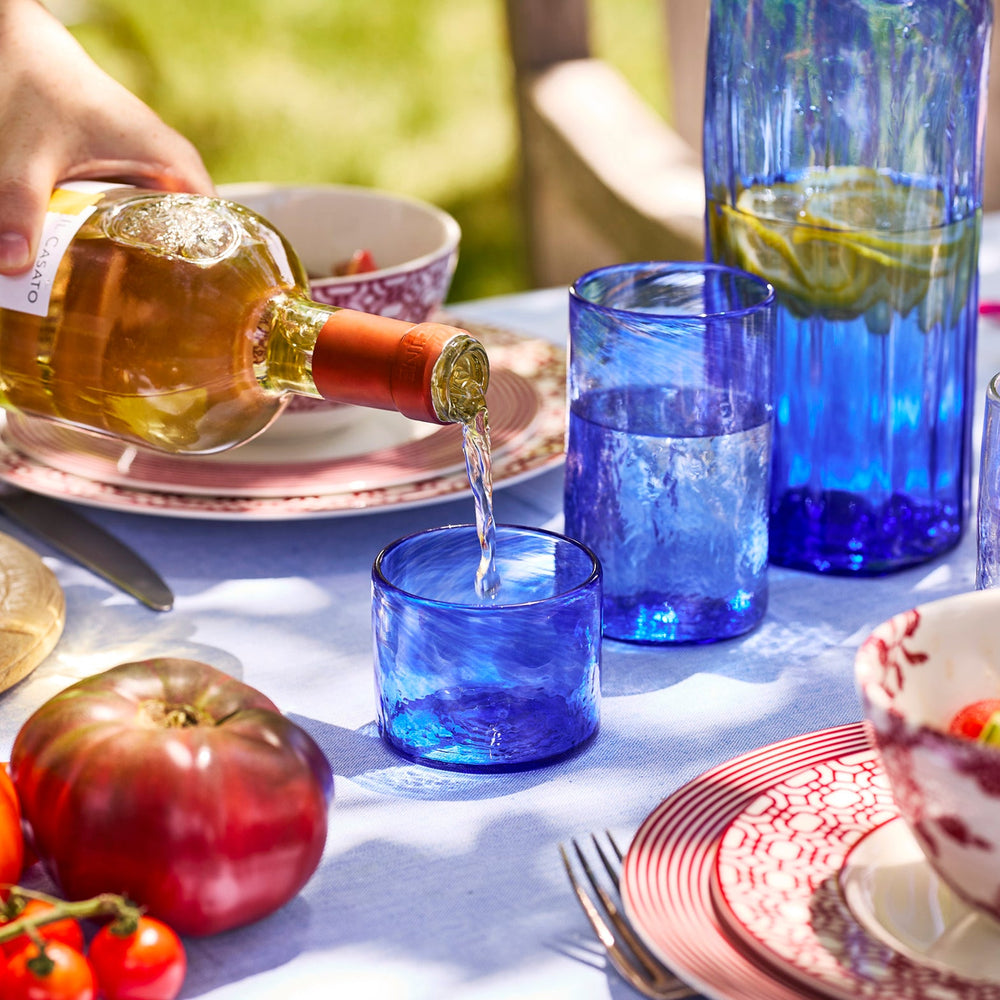 Viento Small Cobalt Tumblers, Set of 6 image 2