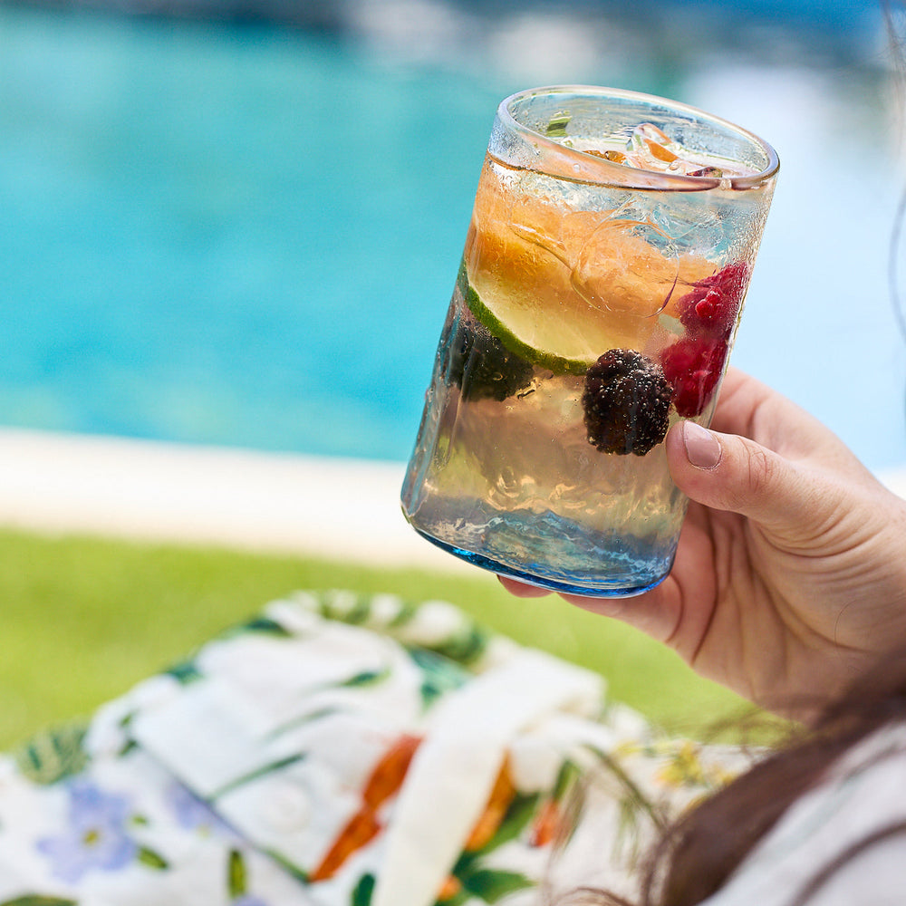 Viento Large Blue Tumblers, Set of 6 image 2