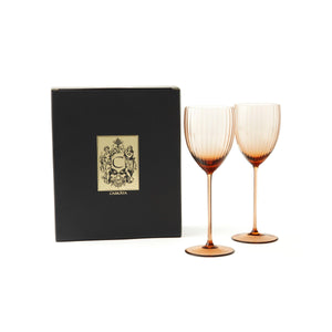 Quinn Amber White Wine Glasses thumbnail 2